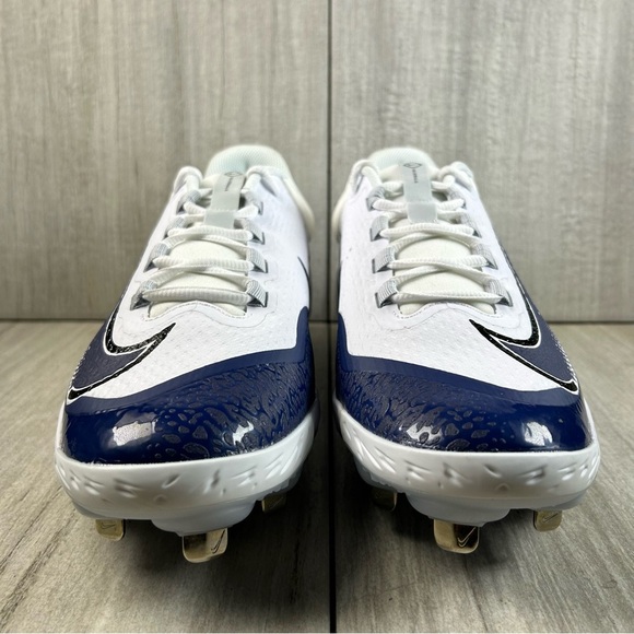 NEW Nike Alpha Huarache Elite 4 Low Metal Baseball Cleat fd2745-103 Mens Size 13 - Picture 4 of 9